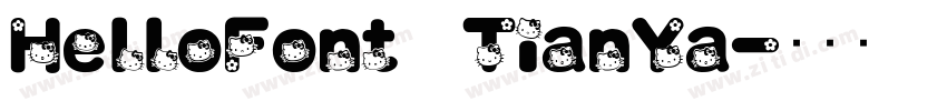 HelloFont TianYa字体转换